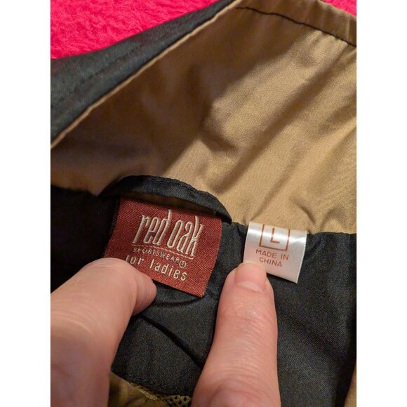 Missouri Tigers Women's Windbreaker Jacket Large Red Oak Sportswear Mizzou... - Picture 8 of 10